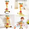 Singing Giraffe Plush Toy With Talking Motion For Kids Gift