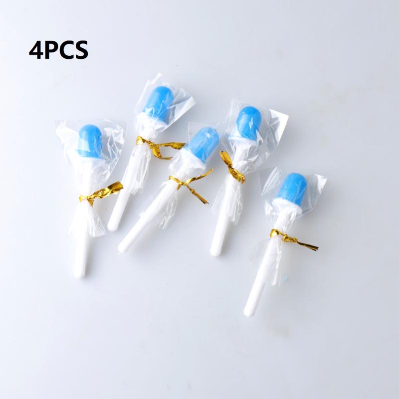 

4/8/10 Pcs Disposable Nose Wax Sticks Nose Wax Applicators For Painless Nose Hair Removal Remover Tools Wax Kit Accessories 4PCS синий