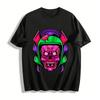 Dark Zombie Biker Graphic Cool Street Style Men's Casual Tee Pure Cotton T-shirt