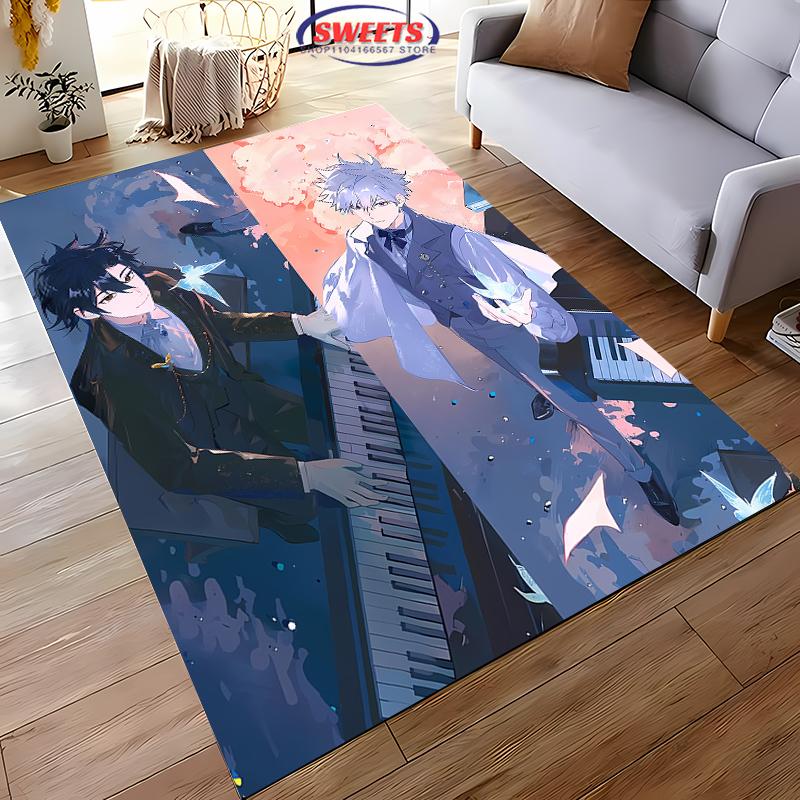 Bilibili Link Click Carpet New Release! Anti-slip Sound Insulation,Rug for Living Room Bedroom, Bedside Office Areas,Durable Mat