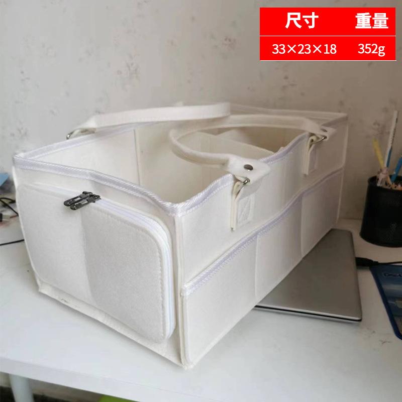 2pcs Baby Diaper Ball Bag Organizer Portable Holder Bag Change Table Car Nursery Essentials Storage Box Diaper Bag