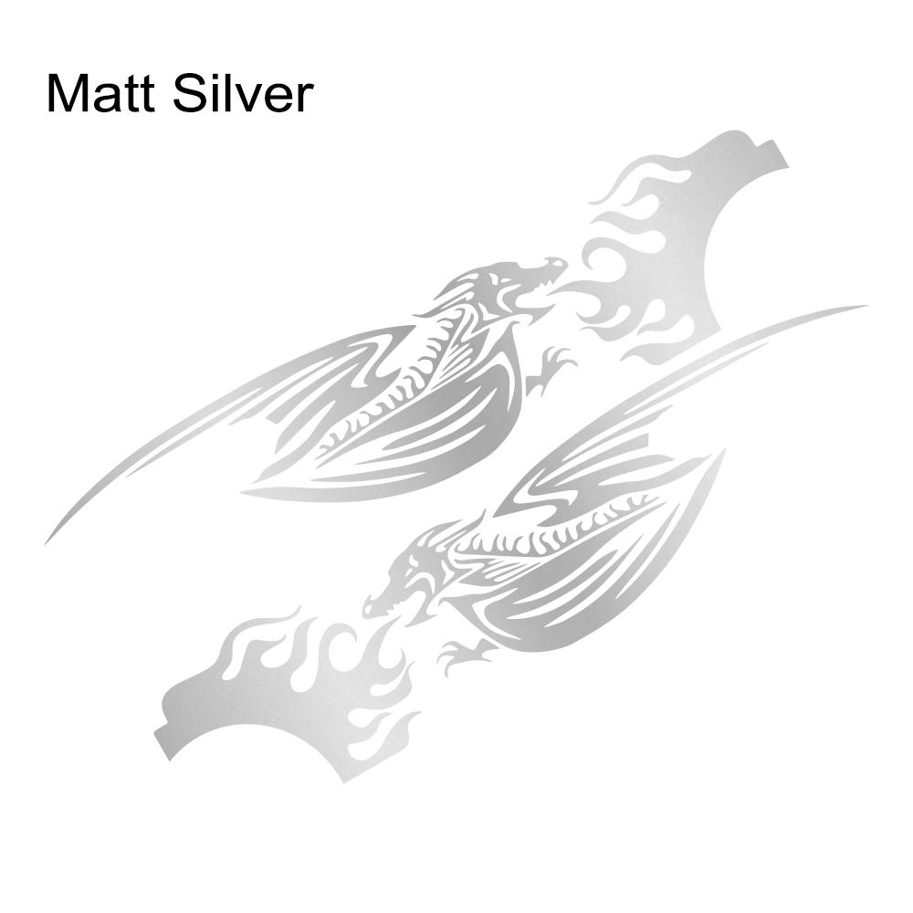 Fire Dragon Vinyl Car Decal Flame Self-Adhesive Sticker for Kia Sportage Ford Kuga Explorer Hyundai Tucson Toyota Land Cruiser