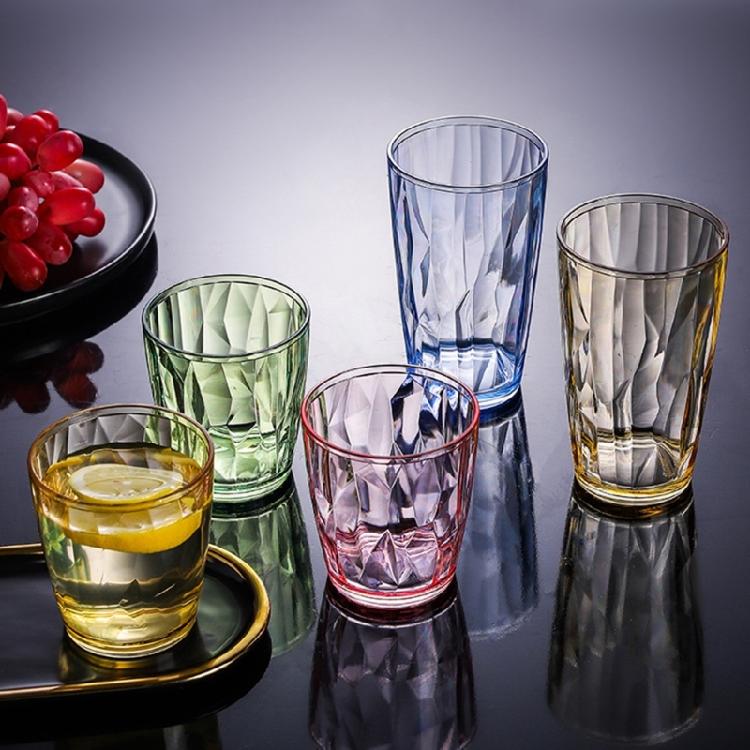 Shatterproof Water Tumblers Reusable Fruit Juice Beer Champagne Cup for Party