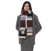 New Autumn and Winter Warm Multi-color Striped Imitation Cashmere Scarf Women's Tide, Thickened Scarf Knitted Scarf