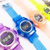 Electronic Watch Digital Shock Resistant Easy Reading Round Dial Anti-fade Precise Wristwatch for Children
