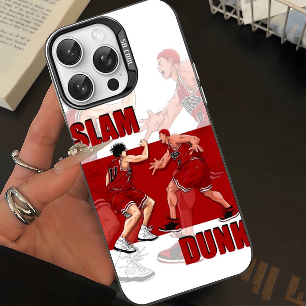 Japanese S-SLAM D-DUNK Phone Case For IPhone 17 16 Plus Pro Max 15 14 13 12 11 Matte Colorful Covers