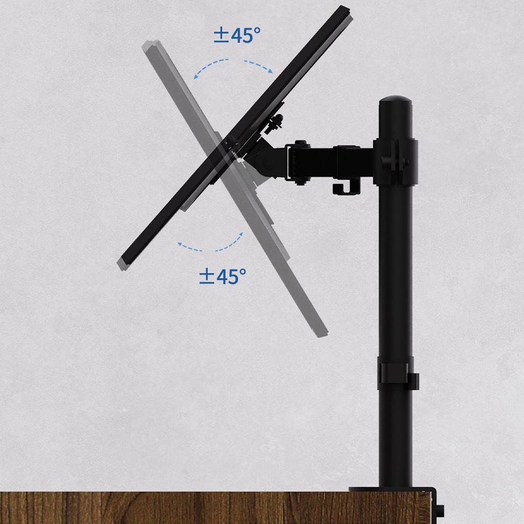 Suport monitor computer mecanic cu un singur braț rotativ suport monitor ergonomic