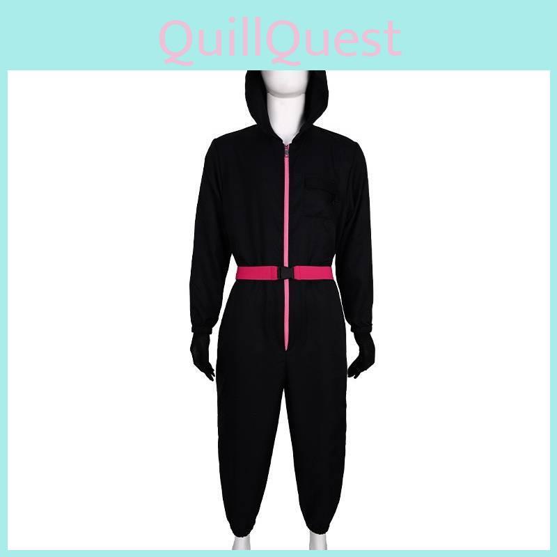 Game Squid Workwear Cosplay Childrens Jumpsuit Halloween Performance Costume