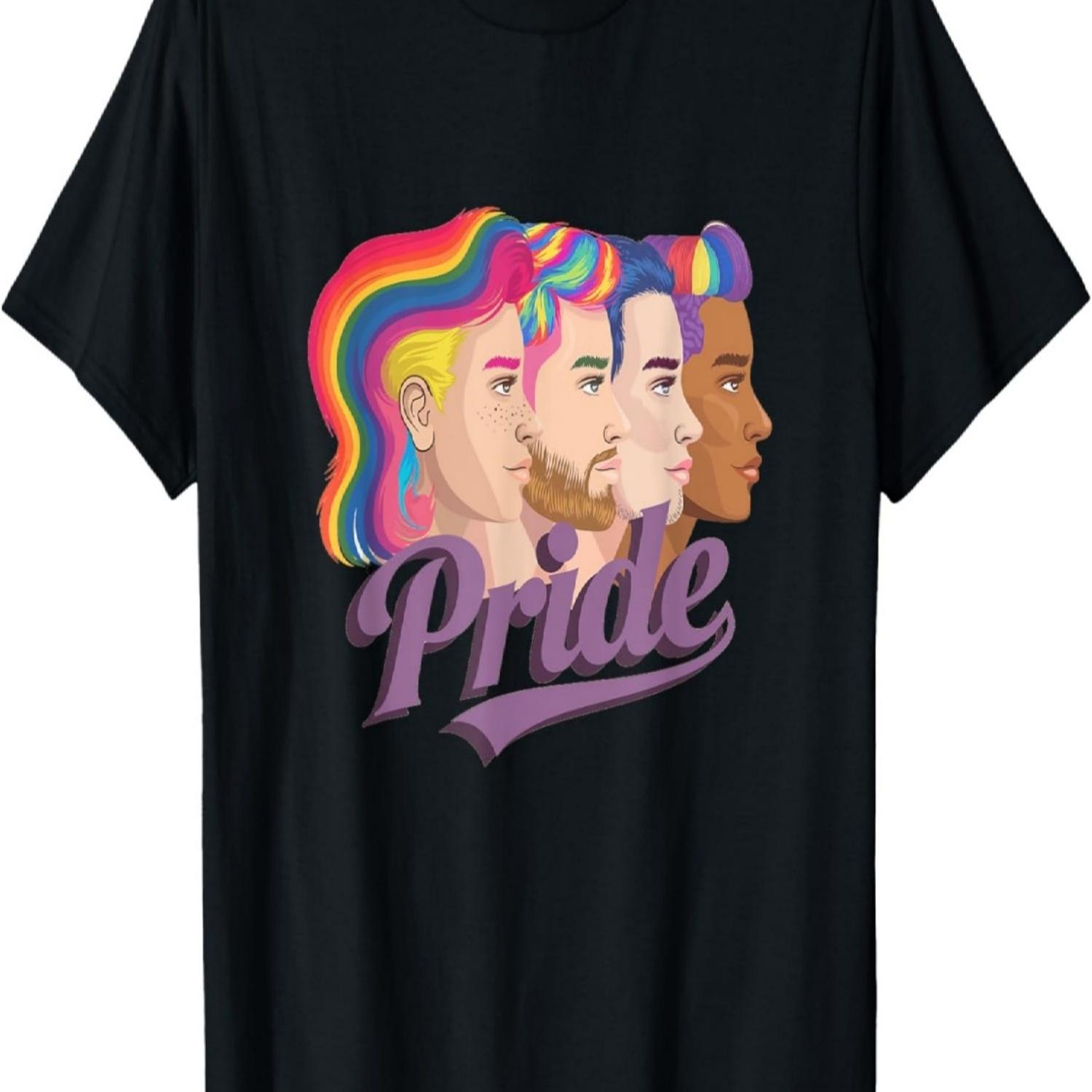 Pride T-Shirt Rainbow Pride Hoodie Colourful Cushion T-Shirt S
