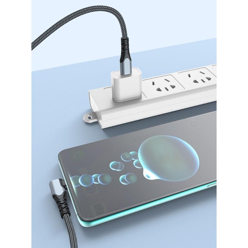 Mobile Phone 90 Degree Quick Charging 100W Fast Charging USB C to USB C Cable Wire Right Angle Data Charging Cable