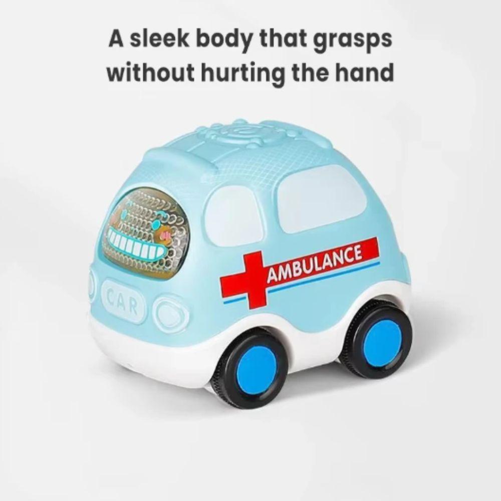 Anti-Collision Inertia Toy Car Sound Display Mini Car Vehicle Models Inertia Car Birthday Gift