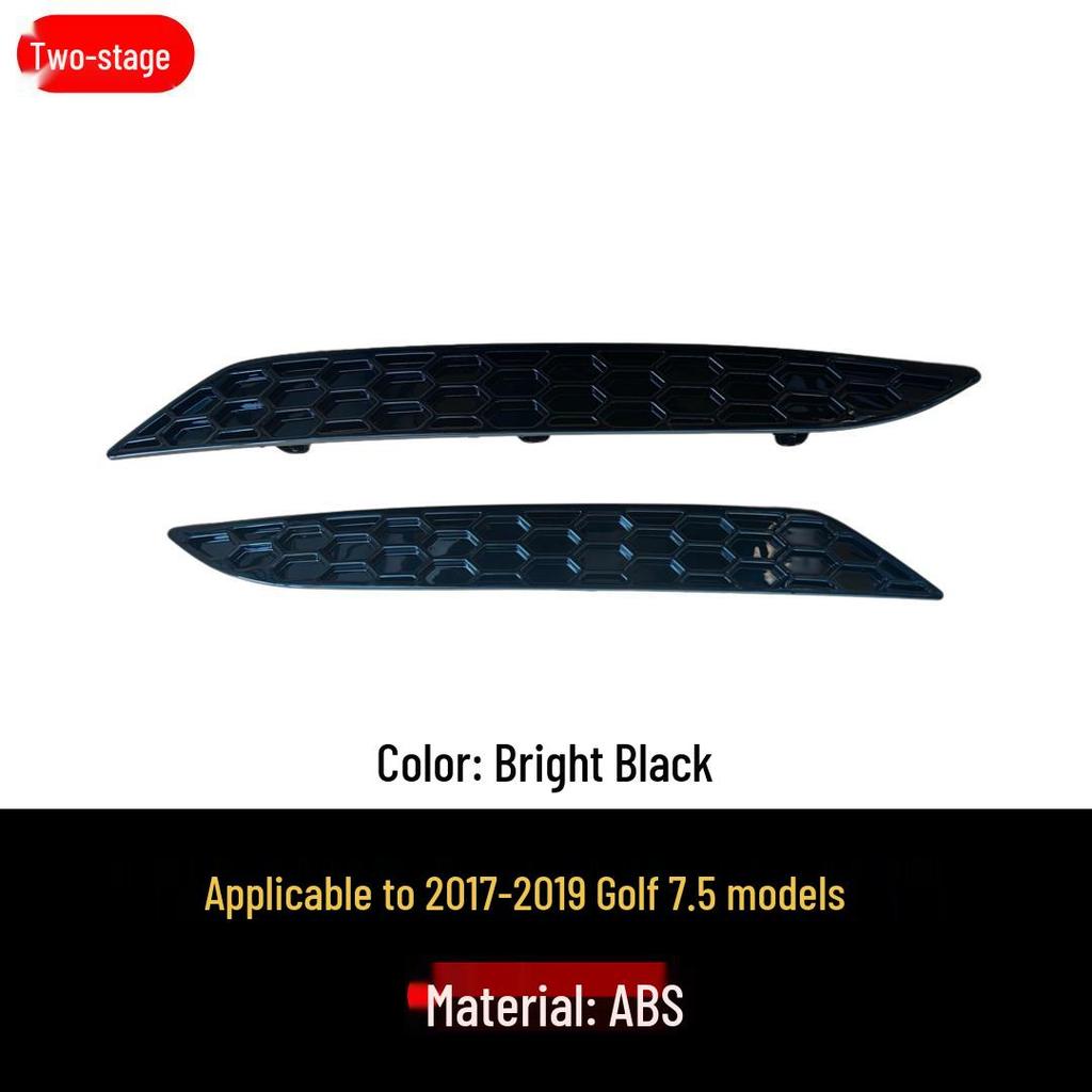 Kompatybilny z Golf 7-7.5 (2013-2019) Retrofit listwy zderzaka tylnego o strukturze plastra miodu, wymiana listwy odblasku.