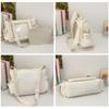 Nylon Transparent Bags Zipper Bag Shoulder Bag Creative Solid Color Itabag  Women