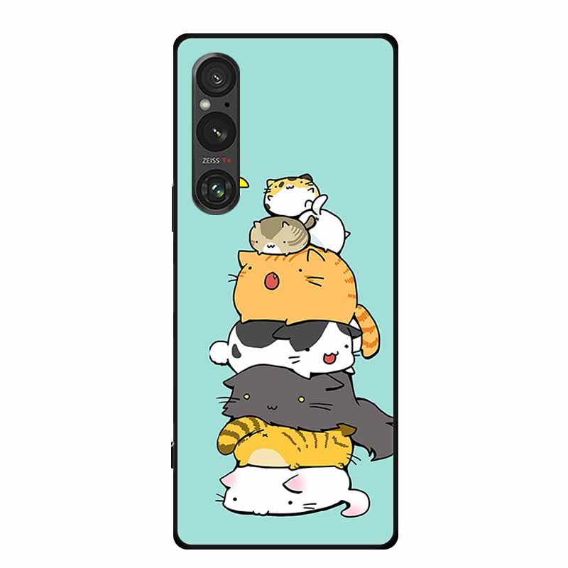 Etui na Sony Xperia 1 VI, luksusowe, miękkie silikonowe etui z TPU na tył telefonu Sony Xperia 1 VI 5G, urocze, odporne na wstrząsy, z motywem kwiatów i kreskówek