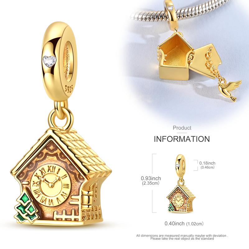New Copper Openable Charms Pendants Russian Nesting Doll Easter Egg Dangle Fit Women Original Bracelet Diy Jewelry Gifts