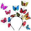 Plastic Luminous Butterfly Hair Band Colorful Flashing Headband LED Glow Headband  Kids Gift