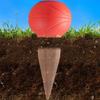 4Pcs Plant Self Watering Spikes Basketball Plant Watering Globes Insert Terracotta