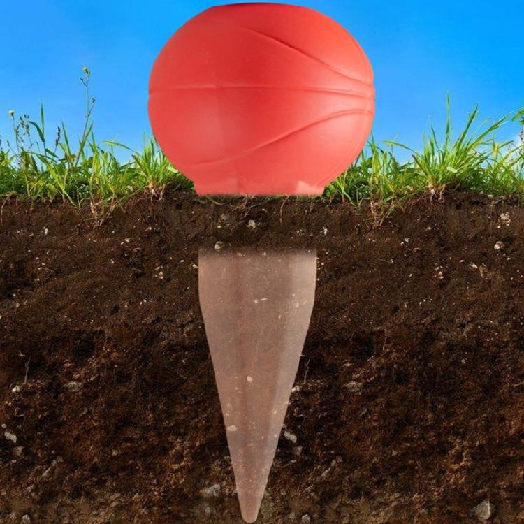 4Pcs Plant Self Watering Spikes Basketball Plant Watering Globes Insert Terracotta