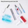 Grooming Six-Piece Set for Cats Dogs Bathing Comb for Flea Combing Hair Removal Repair Nails Massage Intimate Design Beauty Tool