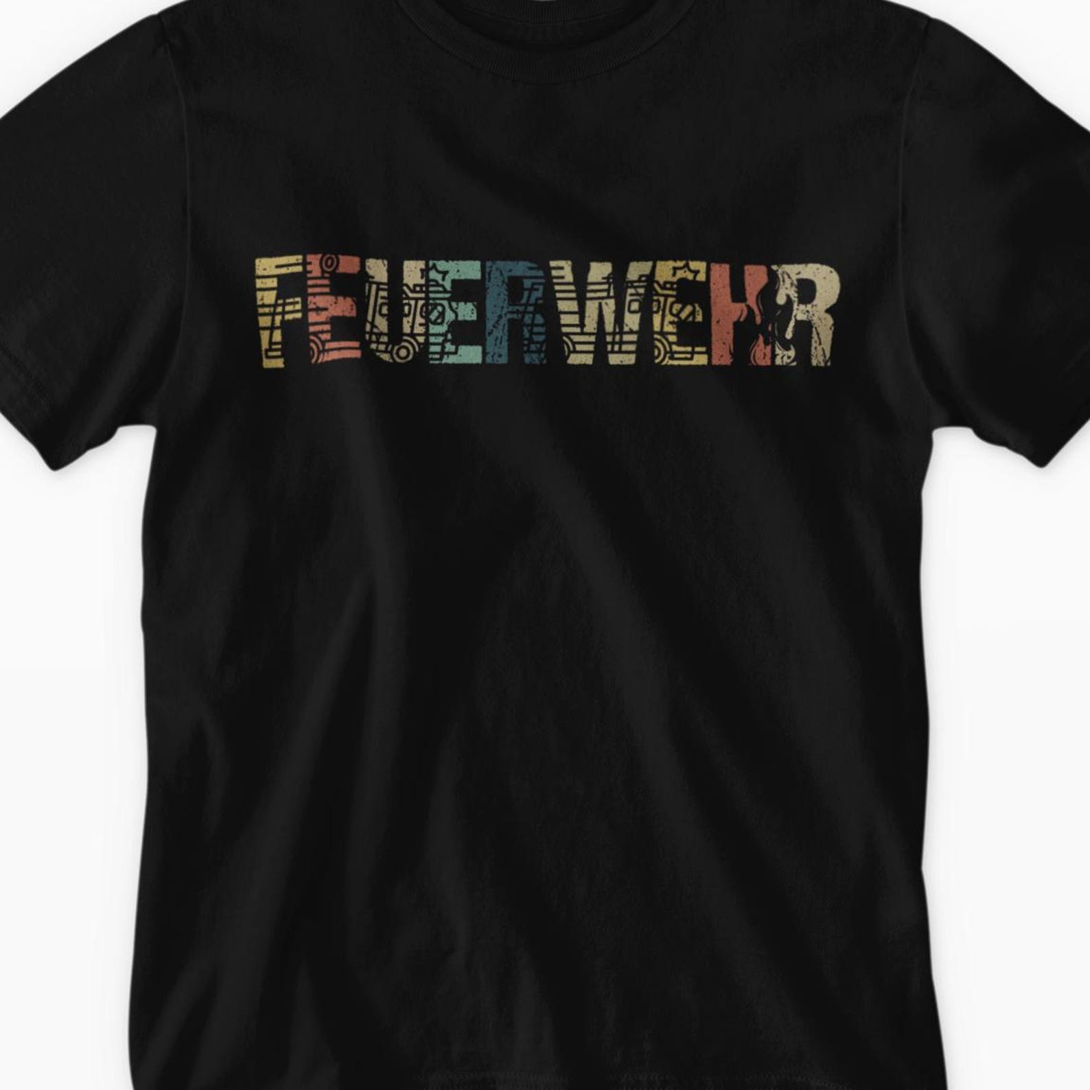 Fire Department, Vintage, Firefighter, Retro, Volunteer, Firemen, Birthday - Premium Shirt XL