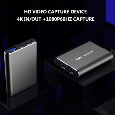 Ezcap371 Game Link U3 Scatola di Acquisizione Video 4K Loop Out 1080P HD Scatola di Registrazione USB3.2 Audio Video