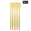 30pcs Gold hammered cutlery set, stainless steel steak cutlery, coffee spoon, teaspoon cutlery, dishwasher safe, beautiful