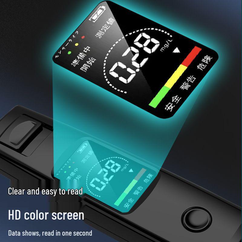 Portable Non-Contact Breathalyzer Alcohol Tester for Vehicle Use