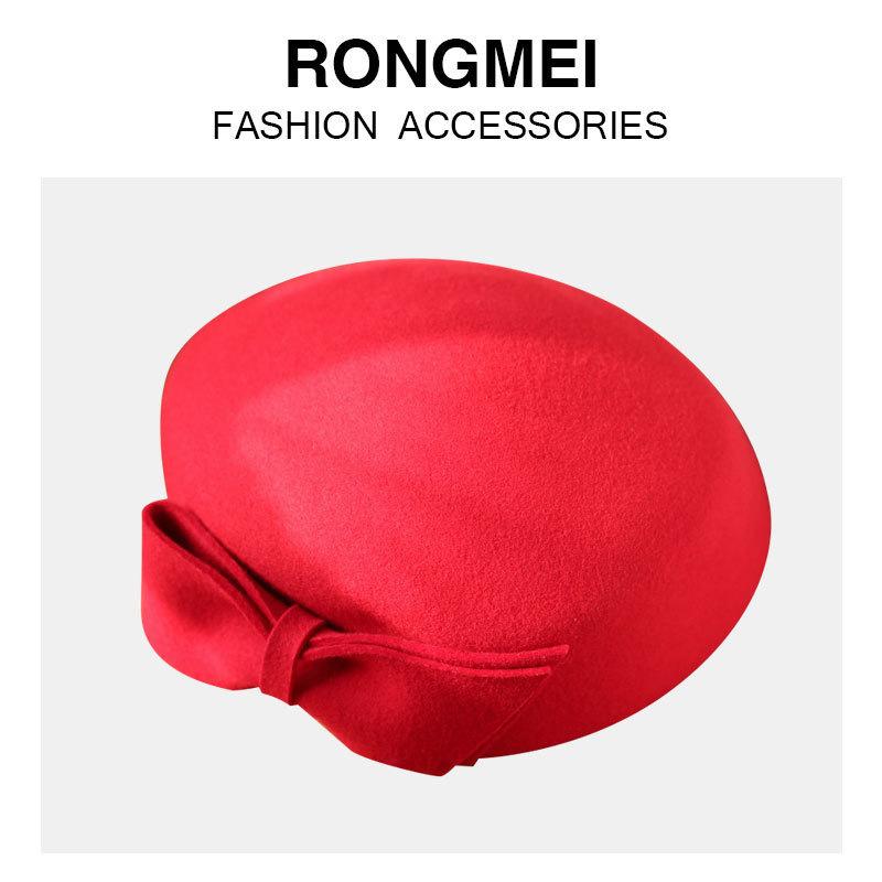 Rongmei's nieuwe herfst- en wintertophoed, newsboyhoed, modieuze schildersmuts, wollen baret, muts tegen de kou, wintermuts