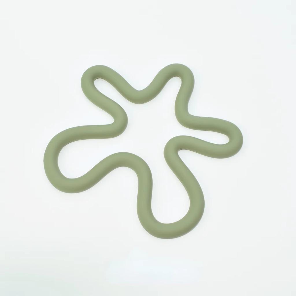 Geometrical Silicone Insulated Meal Mat Irregular Mat For Table Heat Resistant Coffee Cup Coaster Non-Slip Drink Coaster