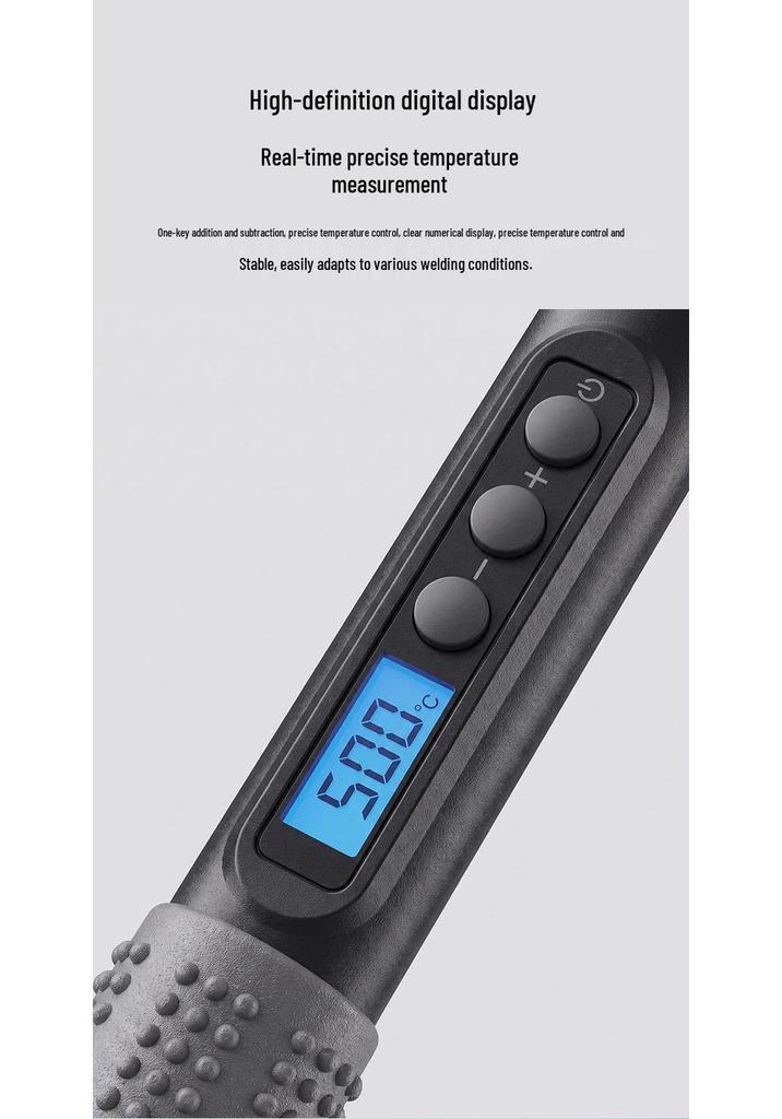 High-Power Digital Temperature Control Electric Soldering Iron for Household and Industrial Use