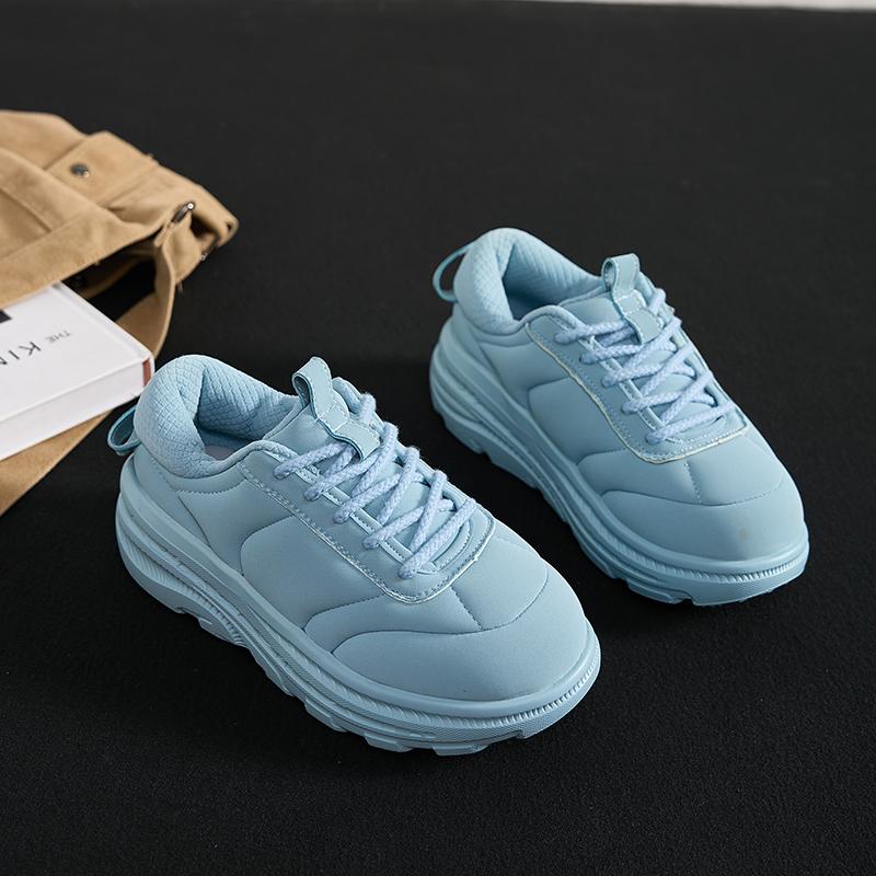 Fashion 2025 New Women's Platform Dad Shoes Candy Color Strappy Casual Shoes Heightened Bread Sports Running Shoes