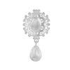 Sparkling Crystal Faceplate Garment Decorative Alloy Rhinestone Sewing Button Pendant Scrapbooking