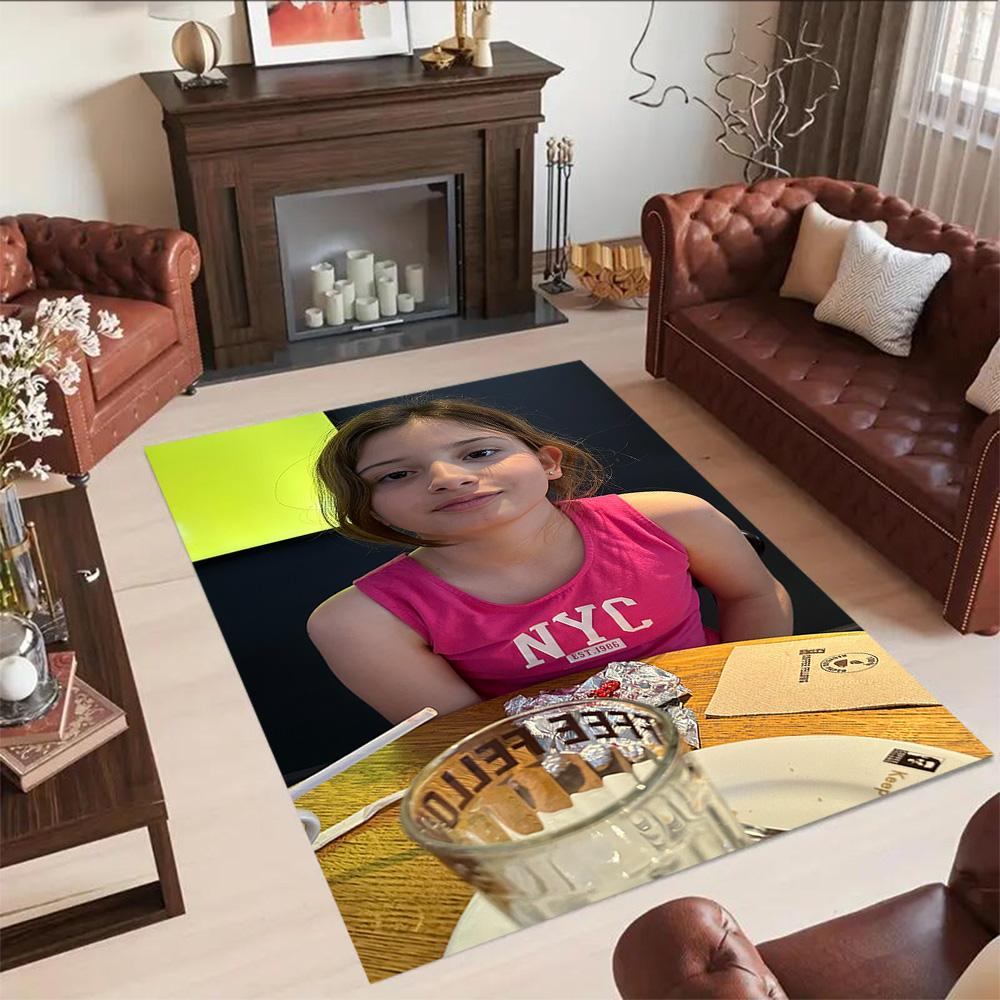 Customize Photos Personalized Picture Floor Mat Design for Entryway Hallway Foyer Dining Room Anti-slip Rug Office Home Decor Birthday/Christmas Gift