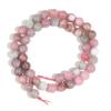 1 Filo 6/8/10mm Perline di Pietra Naturale Giada Colorata Rotonde Lente Distanziatrici Per Creazione Gioielli Braccialetti Fai da Te Collane Accessori
