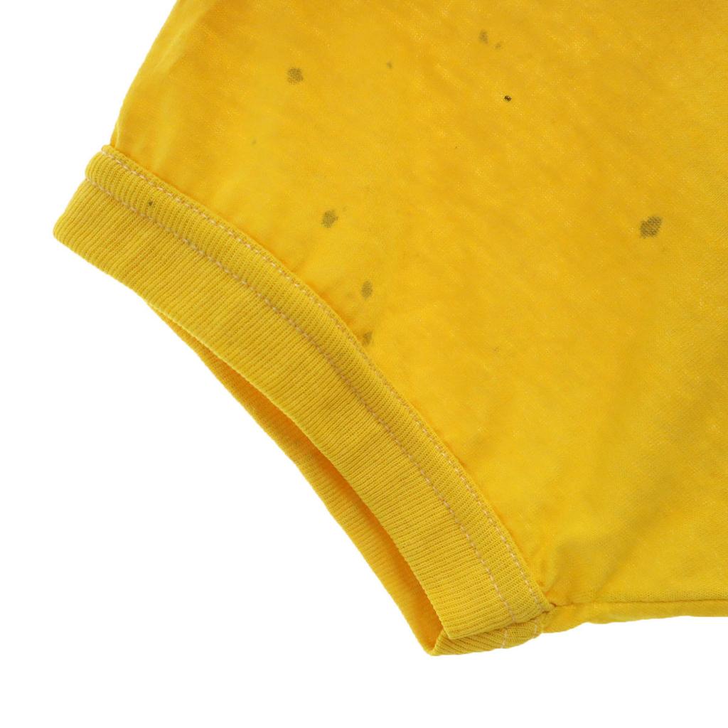 HARVEY WOODS 90er Jahre Made in Canada Altes Kurzarm-T-Shirt L gelb Herren Gebraucht