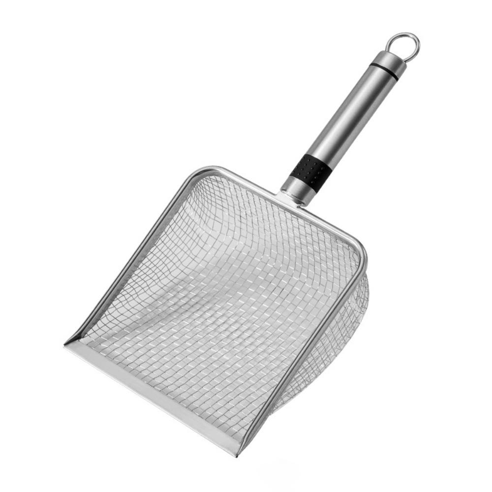 Ergonomic Handle Fine Hole Cat Litter Shovel Rust-Resistant Pet Poop Shovel  Cat Products