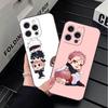 Cartoon Cute JUJUSU Anime Soft Phone Case for iPhone 16 16E 17 Air 15 Pro Max 14 Plus 13 Mini 11 12 7 Black Cover Back Shell