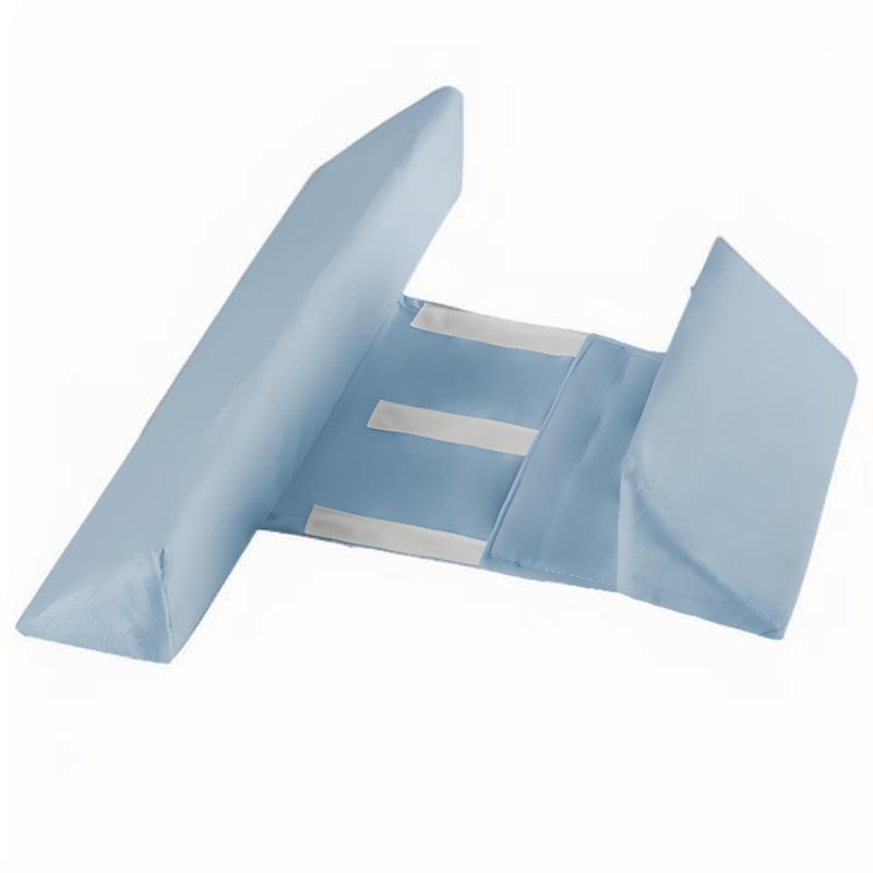 

Детская подушка-клин для сна на боку, регулируемая, мягкая и дышащая, съемная и моющаяся подушка для поддержки поясницы синий