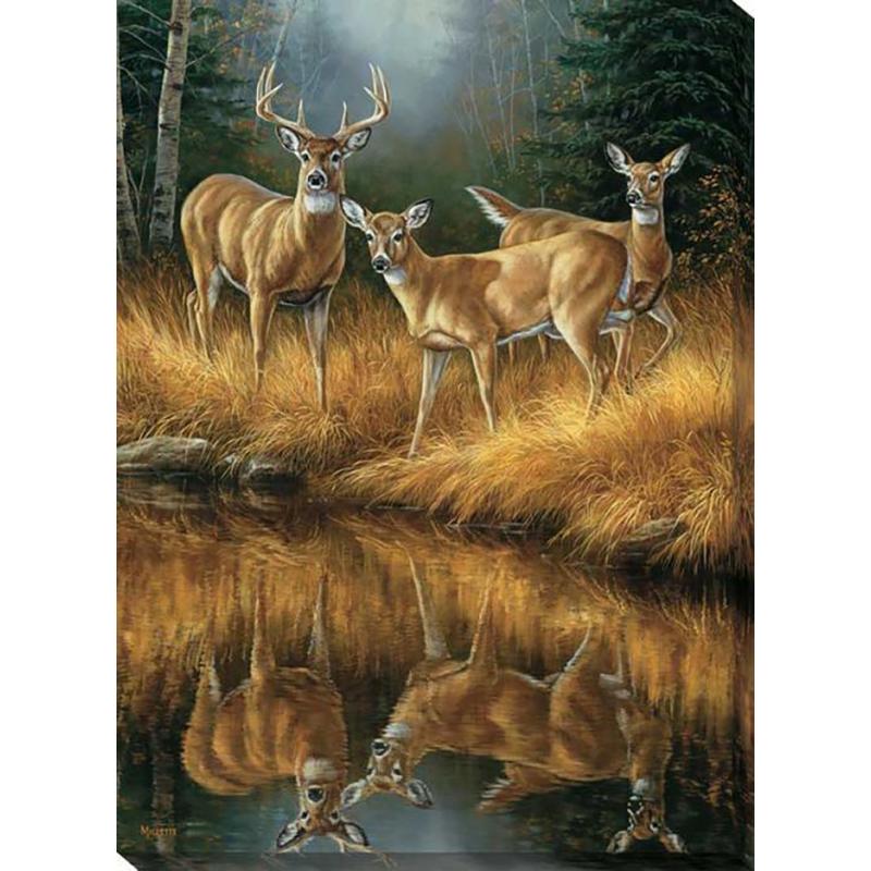 Deer DIY 5D Diamond Painting Full Round Drill Animal Diamond Embroidery Cross Stitch Mosaic Kits Wall Art Home Decor
