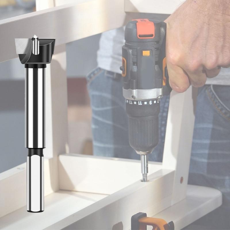 Broca Forstner Diámetro 17mm Acero Rápido Alta Velocidad con Recubrimiento para Perforación de Madera y Plástico