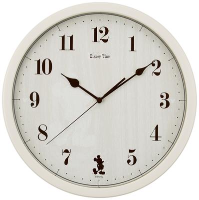 Wall Clock Character Disney Mickey Mouse Analog Mickey & Friends Disney Time Ivory FW577A