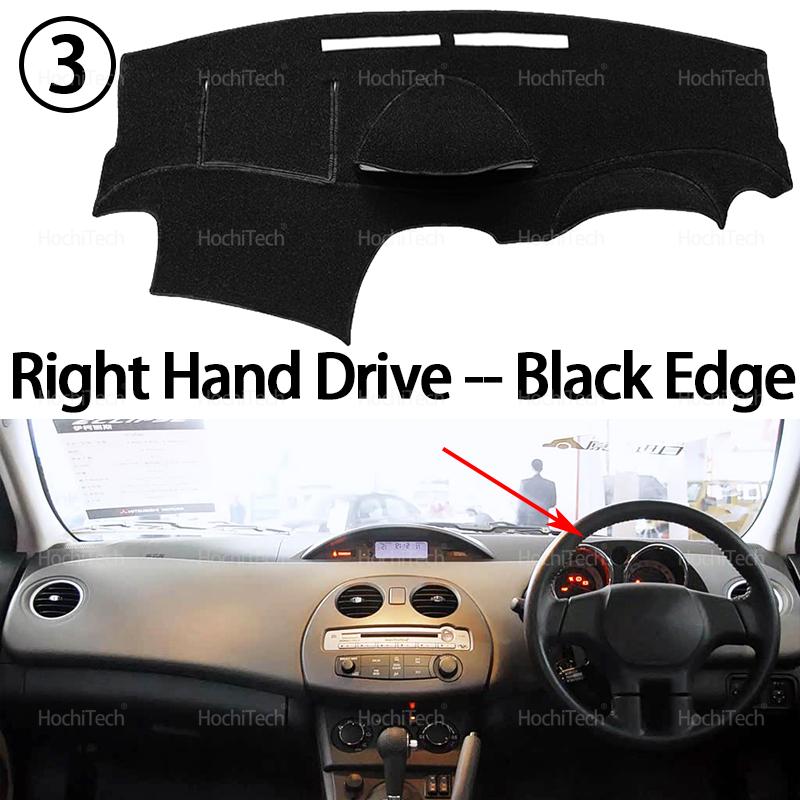 Armaturenbrettabdeckung Lichtschutzmatte Instrumentenplattform Abdeckung Matte Teppich Zubehör für Mitsubishi Eclipse 4. Generation DK2A DK4A 2006-2012