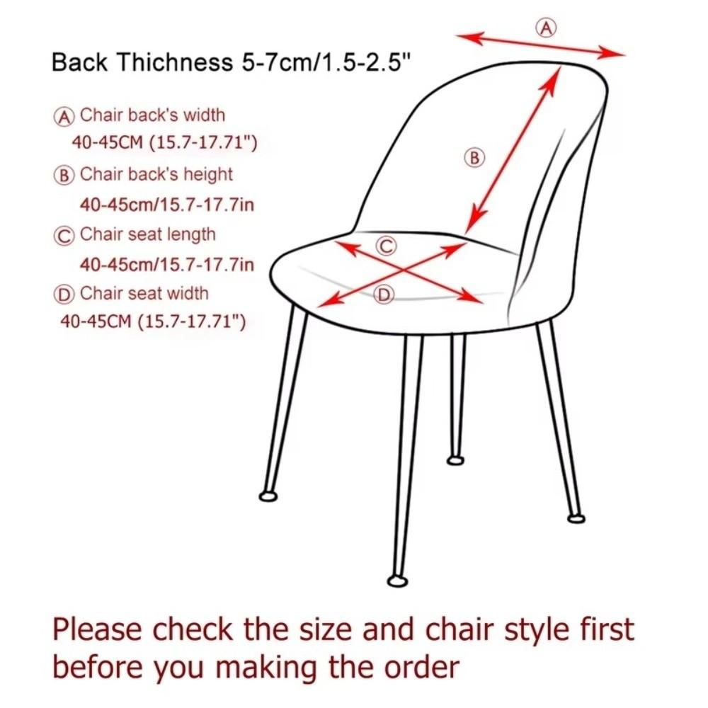 Anti-slip Integrated Seat Cover Curved Duckbill Stool Slipcover  for Home Banquet Wedding
