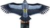 Schwarzer Adler Drachen, Adler Stil, Schwarzer Drachen für Erwachsene und Jugendliche, Ideal für Anfänger, Einfach zu montieren und zu bedienen, Inklusive Aufbewahrungstasche, Perfekt für