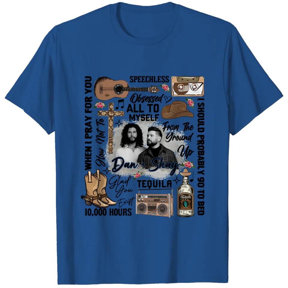 Dan And Shay Shirt 2024 Music Tour Shirt All size Gift fans Shirt E311 Unisex T-Shirt L