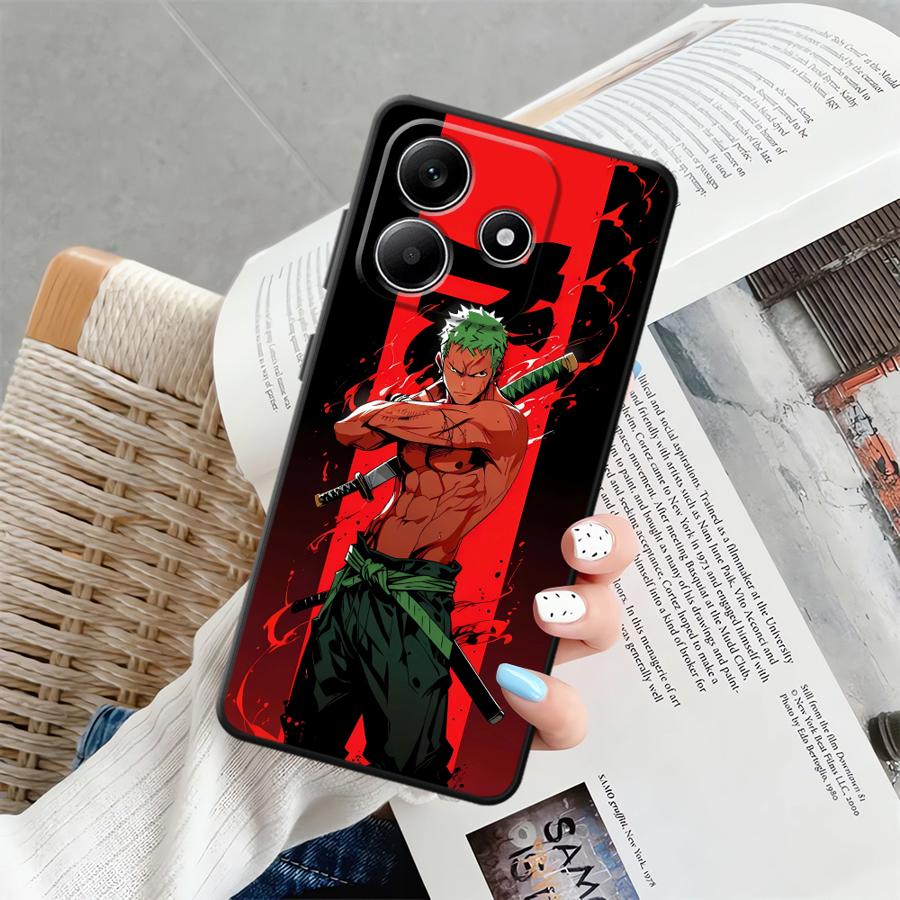 Case for Xiaomi Redmi Note 10 9 8 Pro 12S 11 13 12 Pro Plus 10S 9s 11S Funda Phone Cover Ones Pieces Luffy