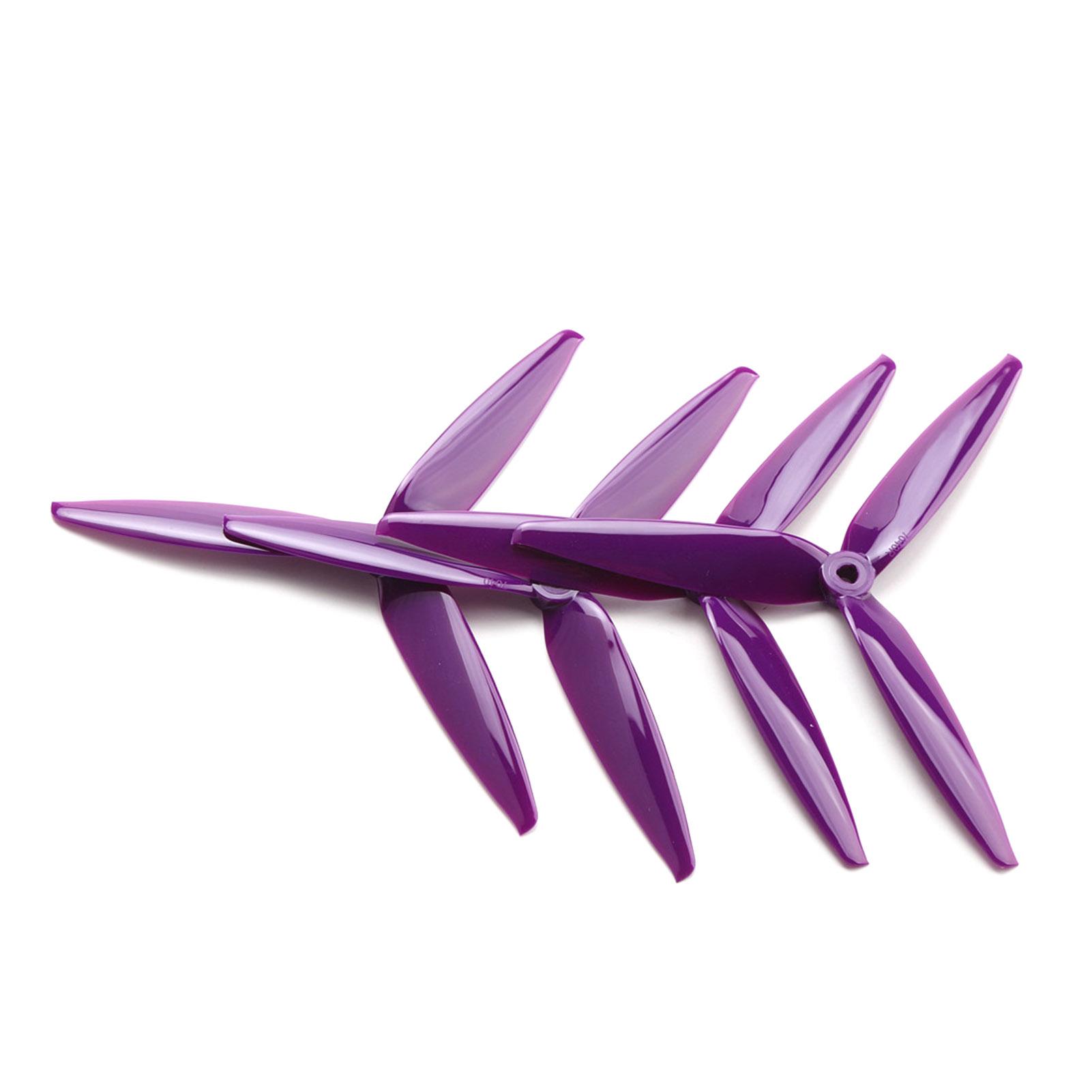 

10 пар трекера 7X4X3 7040 7-дюймовий трилопатевий гвинт (10CW+10CCW) Полікарбонат для 7 дюймів 8 дюймів 2 Pairs фіолетовий