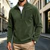 Halbzip-Pullover mit Stehkragen für Herren und Damen, Dickes Vielseitiges Lässiges Sweatshirt