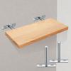 Pack of 8 Shelf Brackets, Hidden, Floating Insert Type, 70mm X 100mm