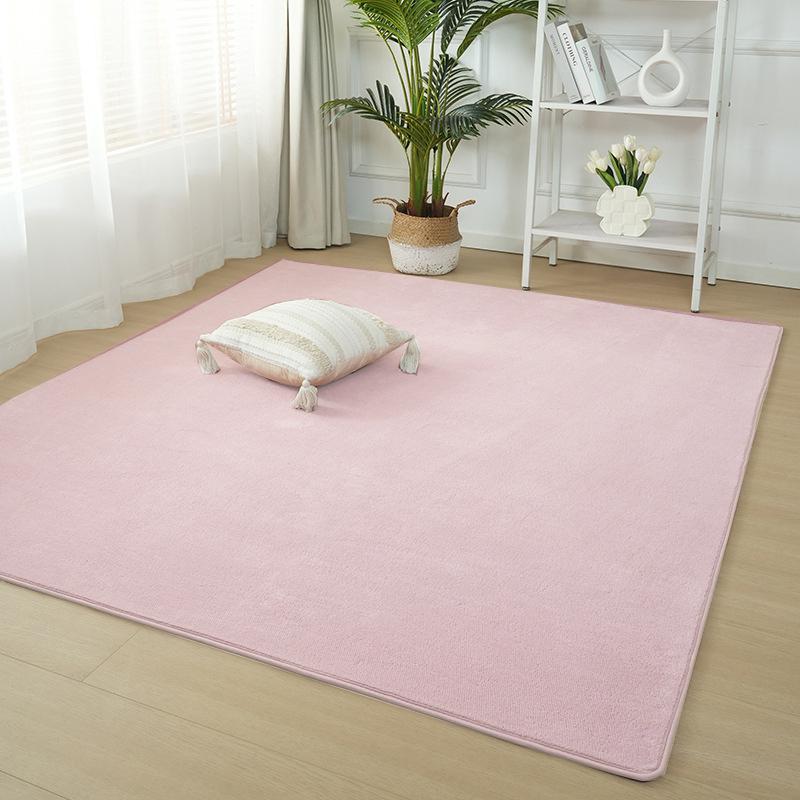 Ultra Soft Short Plush Carpet Anti Slip For Living Room Modern Sofa Area Rugs Children's Bedroom Game Mats Bedside Carpet Gray